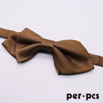 per-pcs 紳士品味/童趣細格蝴蠂結領結_(小款)_棕(007-3)