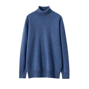 【巴黎精品】現貨+預購 100%羊毛毛衣長袖針織衫-經典高翻領保暖男上衣6色a1ie22