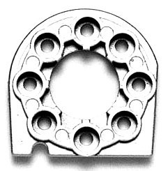 Tamiya HOP-UP OPTIONS OP-666 TT-01 metal motor mount