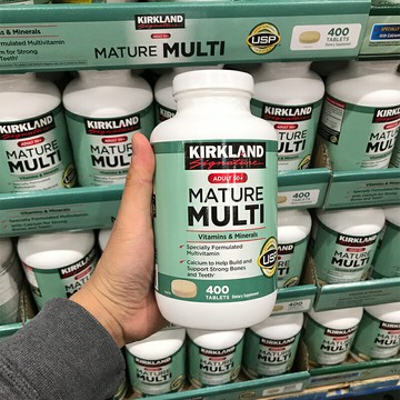 美國代購！原裝正品Kirkland柯克蘭Mature Multi 50歲+綜合維他命400粒