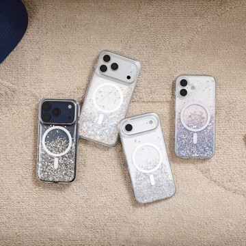 iPhone 17 Starfield M 星砂防摔手機殼(支援MagSafe) 17 夜幕/白磁圈