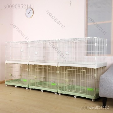 🐼廠家直銷 限時免運🐼創逸DG係列貓籠子兔籠狗籠養殖家用小中大型寵物籠方便清理 FQLT