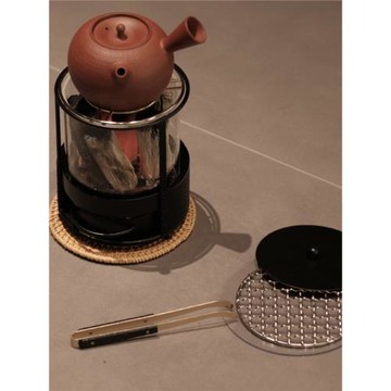 半齋圍爐煮茶觀火爐碳爐煮茶爐嘟嘟側把煮茶壺功夫茶具