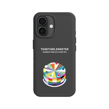 iPhone 16 SolidX 黑 - PRIDE 2024: Love in All Forms - 在一起，更甜蜜，更強壯