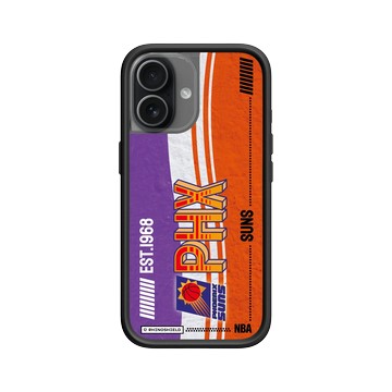 iPhone 17 Mod NX -邊框背蓋組合 (相機按鈕) 黑 - NBA - 復古球員卡-鳳凰城太陽 Phoenix Suns - Vintage Card