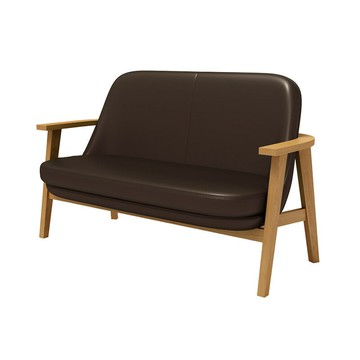 星巴克咖啡店桌椅餐飲店甜品奶茶店休息區洽談休閑書吧實木沙發椅[DD010109]