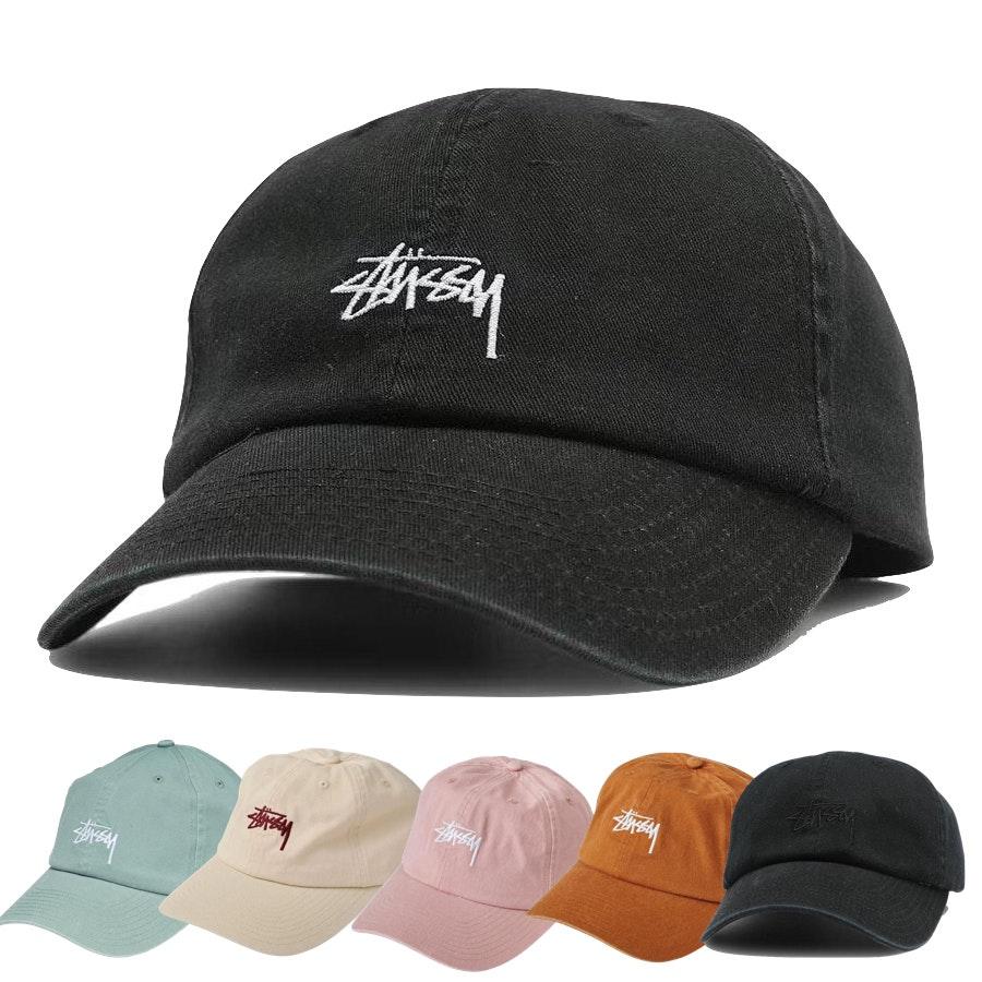 海外限定 ステューシー キャップ stussy スナップバック ブラウン - 帽子