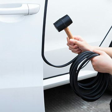 卡扣式車門防撞條 5米  汽車防撞條 車用防撞條 車門邊條 車門護條 車身飾條 汽車百貨【CW0012】普特汽車精品