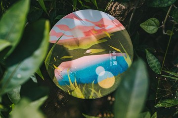 【 嘉明湖 】百岳插畫杯墊系列