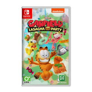 【AS電玩】NS Switch 加菲貓千層麵派對 中文版
