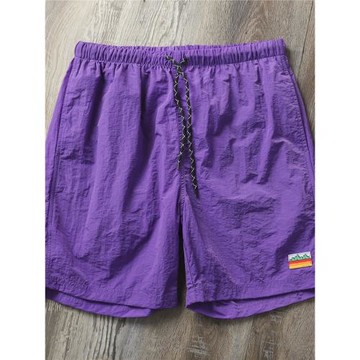 日單尾貨！戶外機能防水！夏季男士薄款透氣速干運動健身沙灘短褲