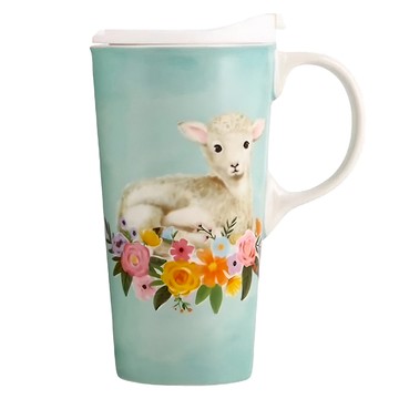 Royal Duke 城市隨身杯系列 馬克杯 陶瓷杯 500ml  春日羔羊  1個