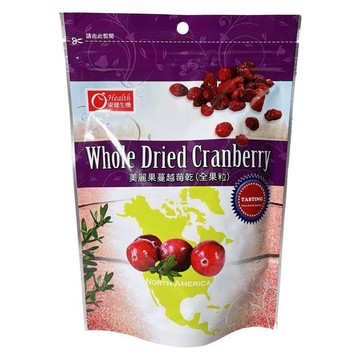 康健生機   美麗果蔓越莓乾200公克/包(全果粒) 買一送一 特惠中