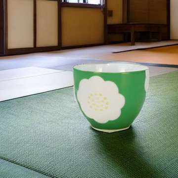 萌木花繪 湯杯【美濃燒】
