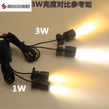 射燈usb燈mini小射燈led小射燈移動電源5V充電寶usb接口柜臺手辦