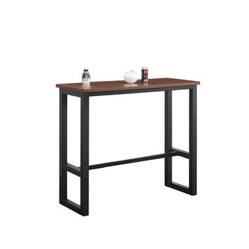 直人木業-BLAIR系統板胡桃色吧檯桌120公分-高款