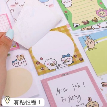 台灣現貨📣便簽紙 便利貼 吉伊卡哇便簽 便簽 便條紙 備忘錄  筆記本 手帳本 N次貼 索引貼 便條紙 計事貼
