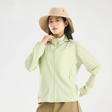 涼爽透氣防曬衣女夏季寬松輕薄款透氣連帽休閑防曬服純色透氣排汗鑫弘-素時衣櫥