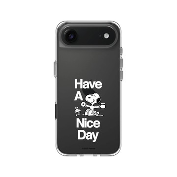 iPhone Air Clear Case（相機按鈕） 透明 - 史努比 Snoopy - Have A Nice Day