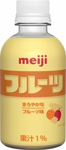 明治 フルーツPET 220ml[飲料 ドリンク 飲み物 常温保存] *24本