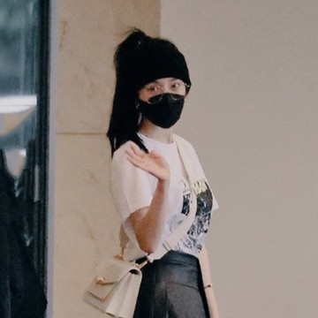 黑色針織發帶發箍女寬邊毛線夏季薄款外出夏楊冪同款超寬頭飾發飾