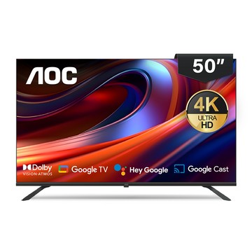 AOC 55型 4K Google TV 智慧聯網顯示器 H55K1｜含基本安裝