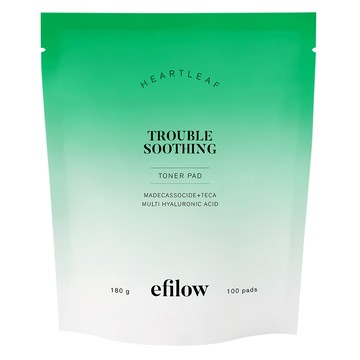 Efilow 魚腥草 積雪草苷 問題舒緩化妝水棉片 補充包 180克  1個  100入