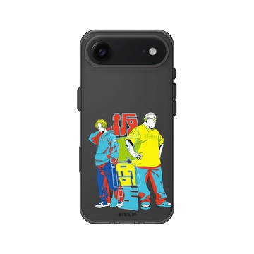 iPhone Air Clear (相機按鈕) 酷墨灰 - Sakamoto Days - 坂本與新