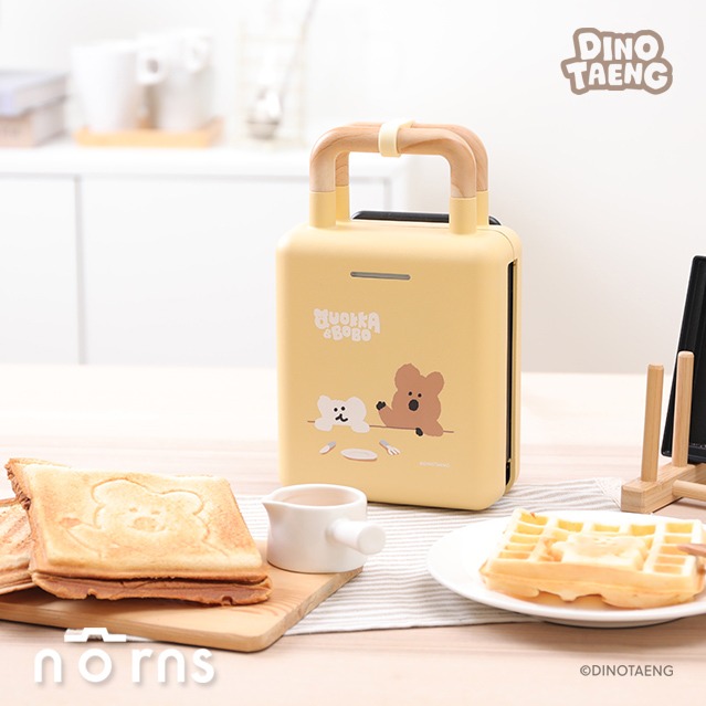【Norns】DINOTAENG熱壓三明治鬆餅機- Norns Original Design 呆萌町 熱壓吐司機