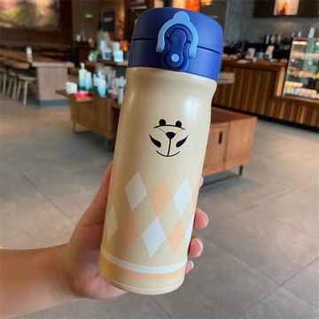 星巴克杯子2026新年禮物杯子高顏值 400ml 胡桃鉗士兵不鏽鋼保溫杯大容量便攜隨行杯