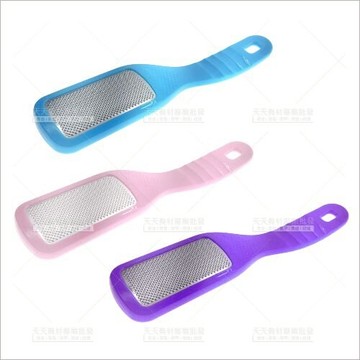 不銹鋼腳皮挫刀-單支(不挑色)[89129] 銼腳板 腳部去角質死皮