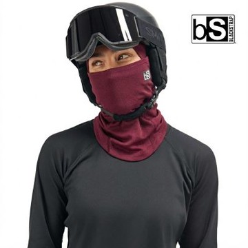 BlackStrap Merino Hood 素色美麗諾羊毛多功能頭套 Cherry/櫻桃酒紅/單一尺寸/多色選擇