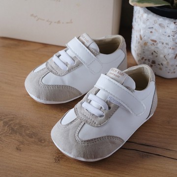 Swan天鵝童鞋-復古德訓寶寶學步鞋1645-灰