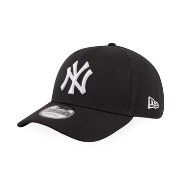【NEW ERA】940 ESSENTIAL 紐約洋基 黑/白 休閒帽 男女款 棒球帽-NE70609992