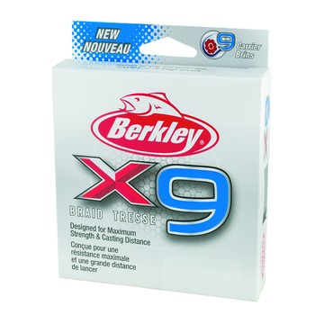 Berkley 貝克力 X9 9股編織PE線 X9JBFS30-GG  螢光綠  0.2mm x 150m  1捲
