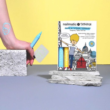 nailmatic TATTOO 限量版彩繪紋身筆兩入組-小巴黎