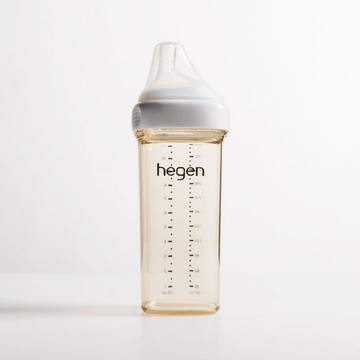 Hegen 金色奇蹟PPSU多功能方圓型寬口奶瓶 330ml