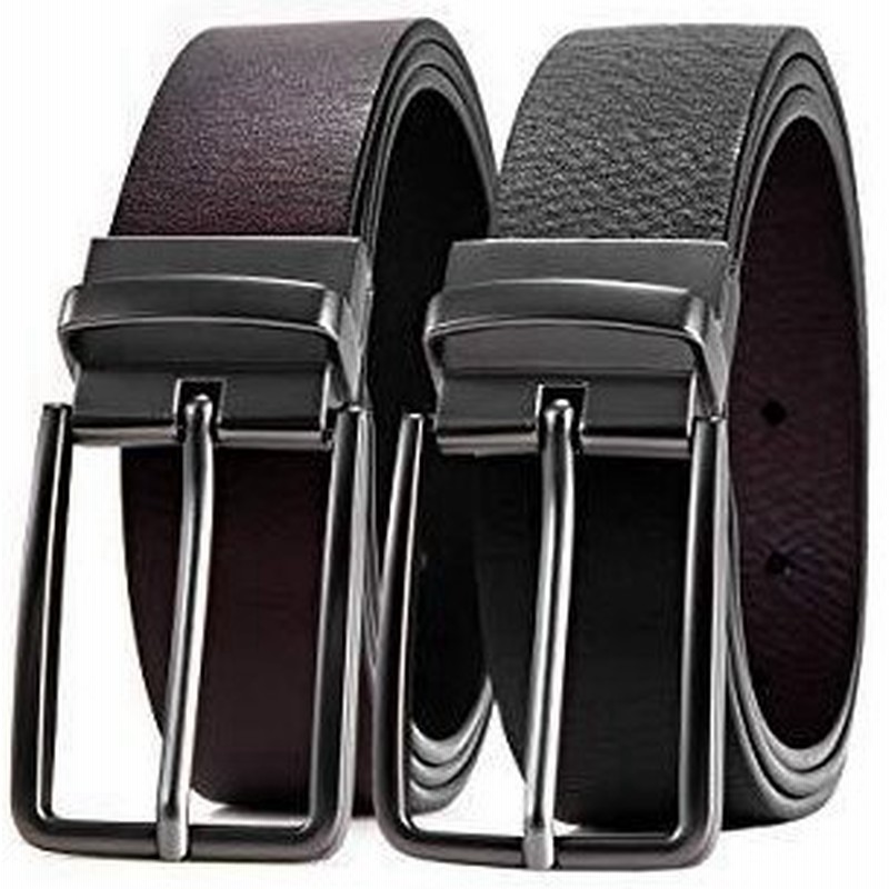 メンズクラシックビジネスカジュアル本革ベルトリバーシブル黒 チョコサイズフリー 115cm 通販 Lineポイント最大0 5 Get Lineショッピング