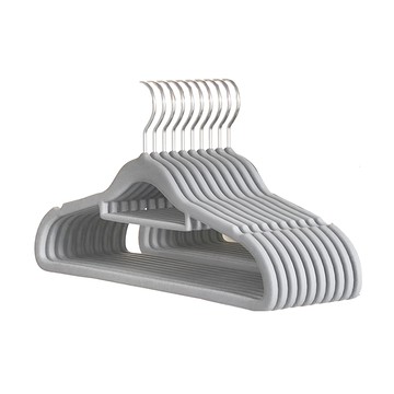 mohe 木暉居家 植絨衣架 80g  灰色  100個