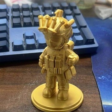 桃園出貨 威龍人偶擺件 三角洲模型擺件 三角洲行動周邊 三角洲遊戲周邊 人物擺件 收藏模型擺件 桌面擺件 交換禮物