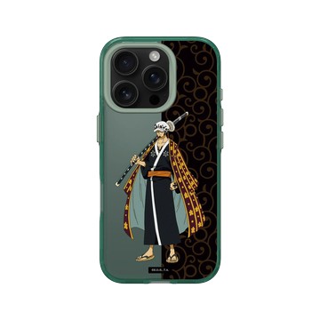 iPhone 16 Pro Clear 憂墨綠 - 航海王 One Piece - 和之國系列-武士羅