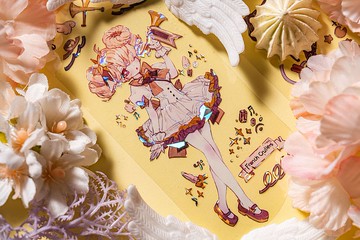 甜甜圈 PET 紙膠帶 貝殼光 水晶油墨 特殊工藝 10米卷 台灣製