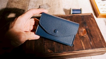 【客製化 聖誕禮物 】 法國山羊皮名片夾 名片盒・客製化聖誕禮物