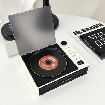 復古CD機藍牙音箱一體播放器聽專輯音樂唱片cd光碟光盤便攜式音響【宜家良品百貨】