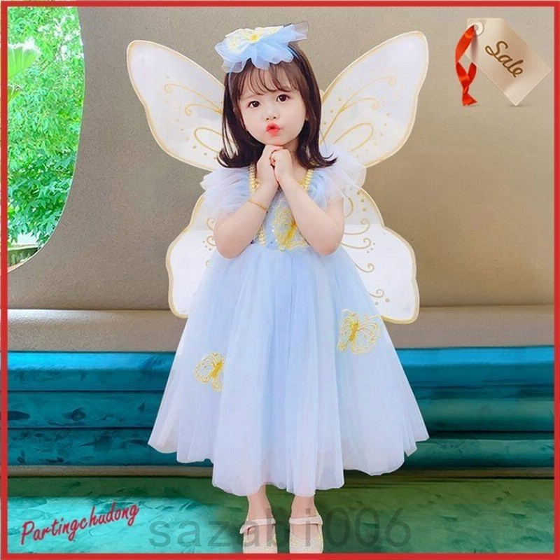 かわいい～！」 コスプレ 子ども 女の子 妖精 蝶 蝶々 コスチューム パーティー かわいい