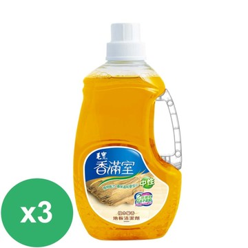 毛寶 香滿室中性地板清潔劑2000g 檀木馨香X3瓶