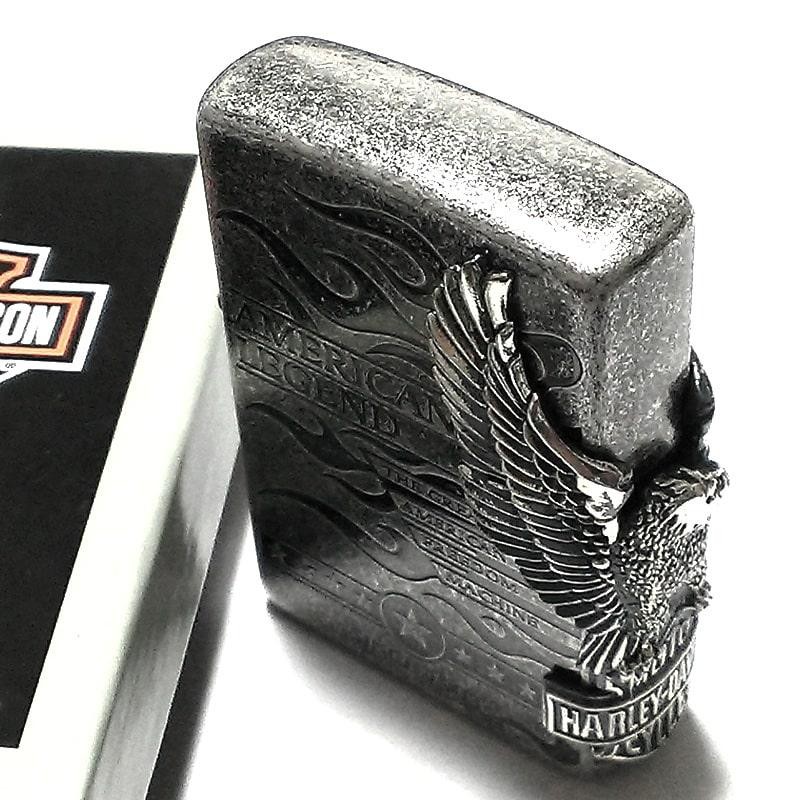 ZIPPO ハーレーダビッドソン ジッポ ライター アンティークシルバー 銀