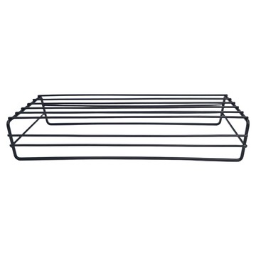 無痕衛浴長形鐵架 鐵藝材質  27 x 11 x 5.4cm  黑色  1組
