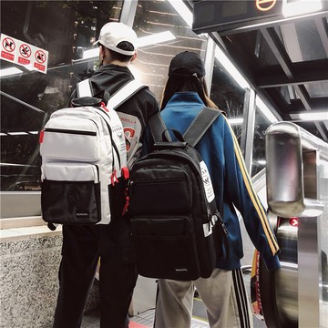 🔥新款🔥書包女韓版高中大學生時尚潮流街頭背包男個性多層大容量雙肩包 可愛係 通懃包包 多隔層 大容量 防潑水  CPD6