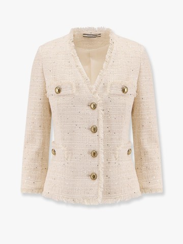 Dharma multicolor fabric blazer with shoulder pads - TAGLIATORE - gender_Woman